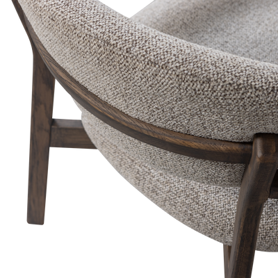 WOOOD Udar Fåtölj Natur med Träram Brun