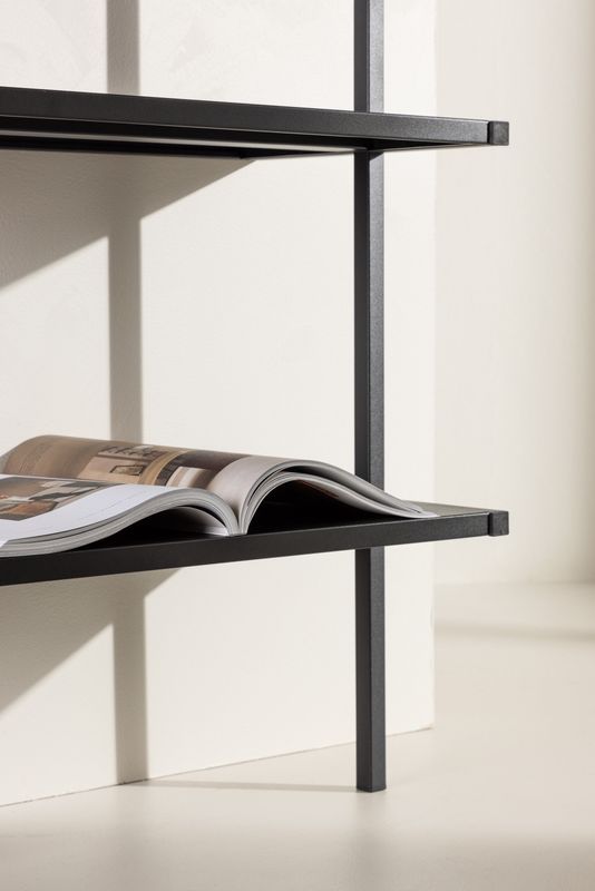 Venture Home Caracas Hylla i Svart Stål