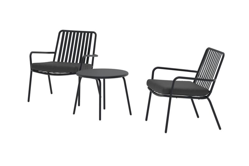 Venture Home Mykonos Lounge Set Svart