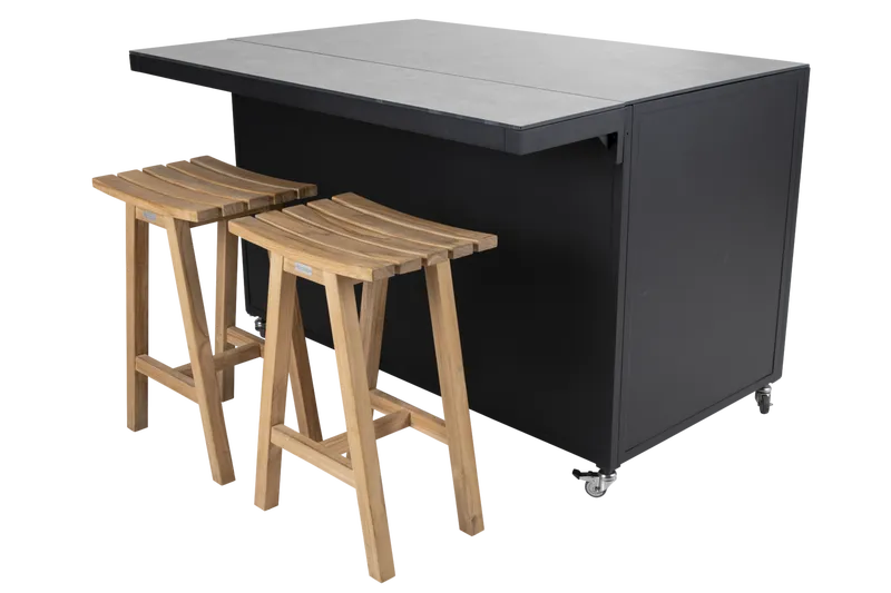 Brafab Fornax Stor Utekök Svart/Teak