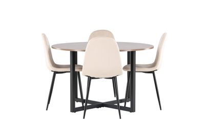 Venture Home Matgrupp Durango med 4st Matstolar Polar