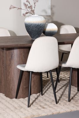 Venture Home Olivia Matbord med Polar Matstol