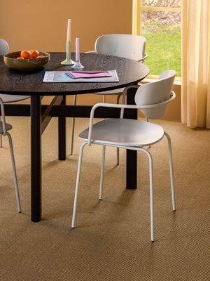 Hübsch Arch Matstol Ljusgrå 48x48xh82cm