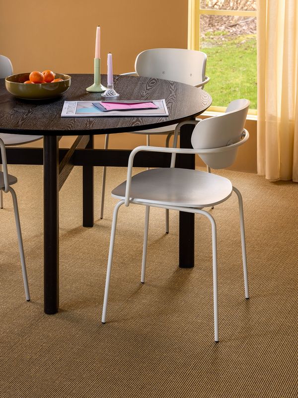 Hübsch Arch Matstol Ljusgrå 48x48xh82cm