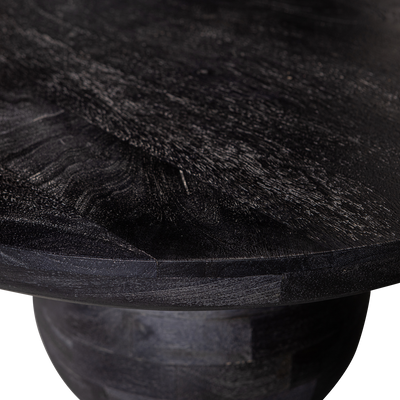 WOOOD STEPPE Soffbord i Mango Trä Svart