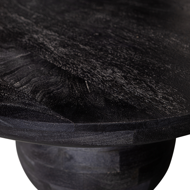 WOOOD STEPPE Soffbord i Mango Trä Svart