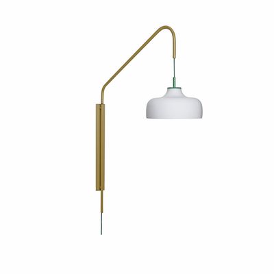 Hübsch Current Vägglampa Grön Khaki