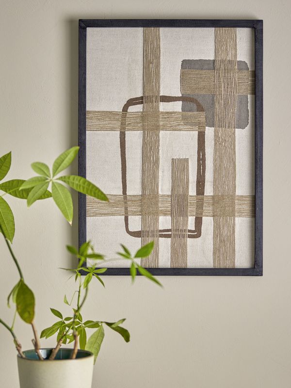 Bloomingville Bie Väggdekoration, Brun, Bomull