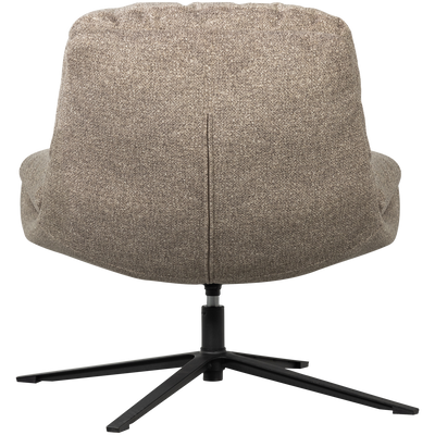 WOOOD Arve Snurrfåtölj - Naturlig Melange