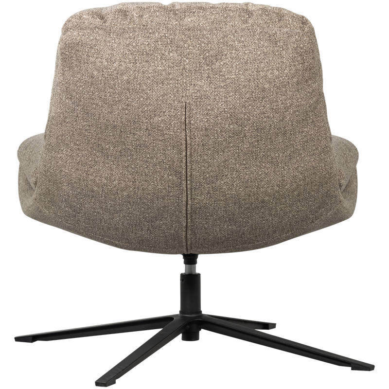 WOOOD Arve Snurrfåtölj - Naturlig Melange