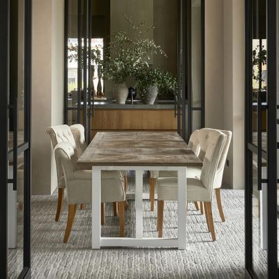 Riviera Maison Chateau Chassigny utdragbart matbord 230/300x100 cm brun
