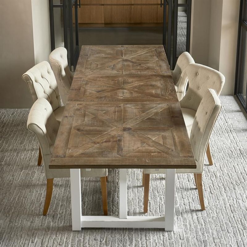 Riviera Maison Chateau Chassigny utdragbart matbord 230/300x100 cm brun