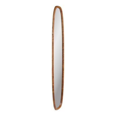 House Nordic Luxon oval spegel natur, 40 × 150 cm