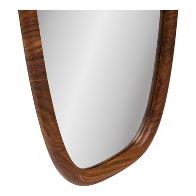House Nordic Luxon oval spegel natur, 40 × 150 cm
