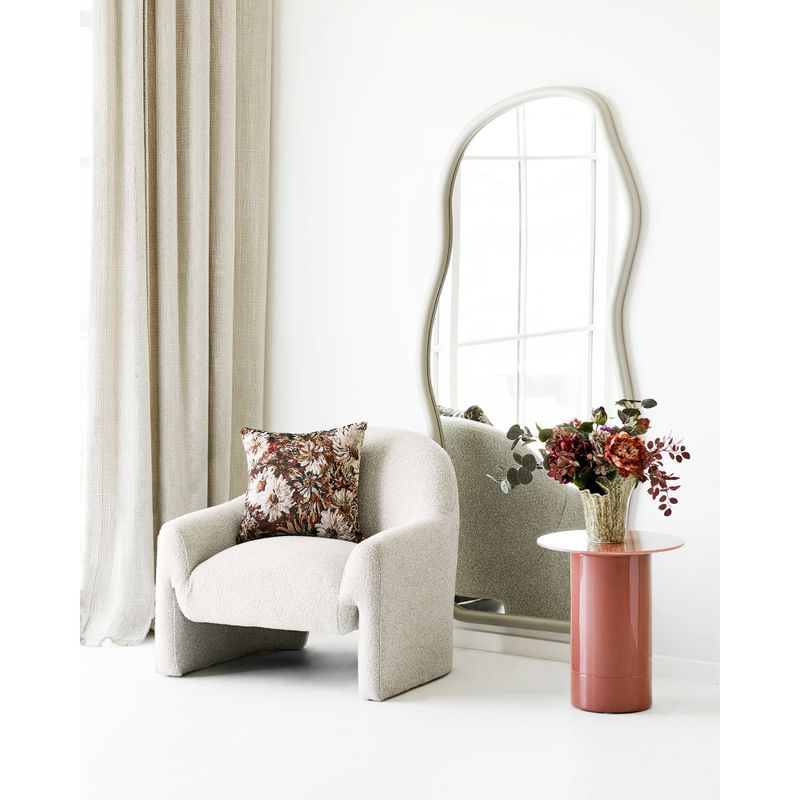 House Nordic Bega Spegel - Organisk form, beige, 89x180 cm