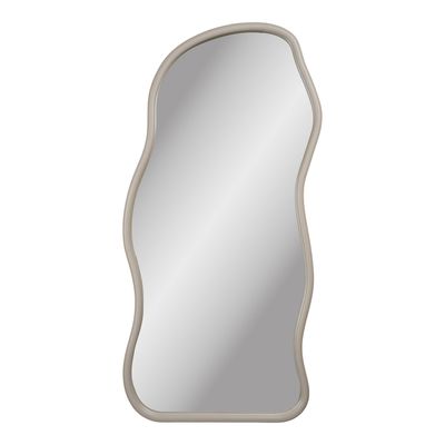House Nordic Bega Spegel - Organisk form, beige, 89x180 cm