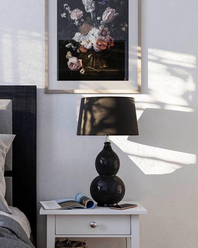 By Rydéns Lofty bordslampa H55 cm svart matt