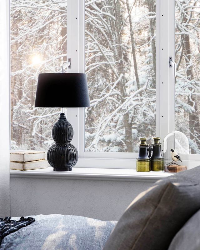 By Rydéns Lofty bordslampa H55 cm svart matt