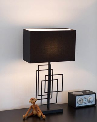 By Rydéns Paragon bordslampa H52 cm svart matt