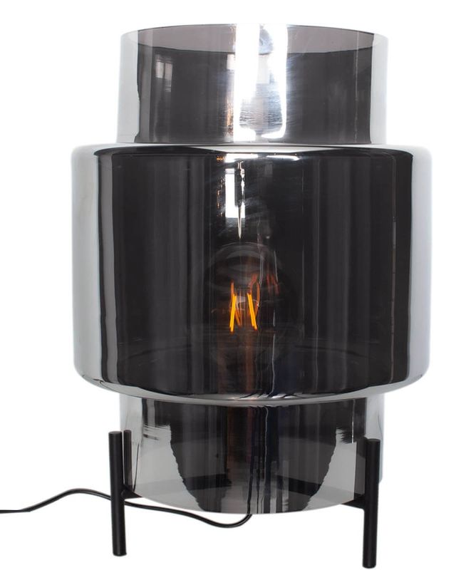 By Rydéns Ebbot bordslampa H37 cm rökgrå