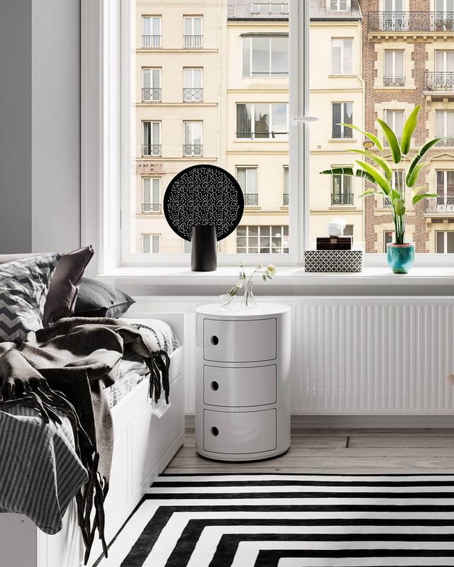 By Rydéns Colby bordslampa sandsvart 50 cm