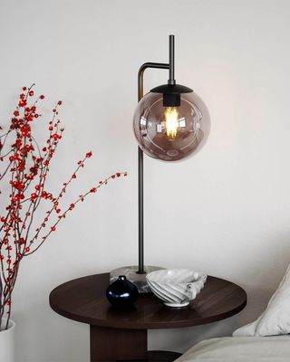 By Rydéns Boyle bordslampa rökgrå