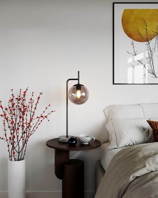 By Rydéns Boyle bordslampa rökgrå