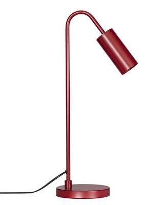 By Rydéns Curve bordslampa mörkröd 51 cm