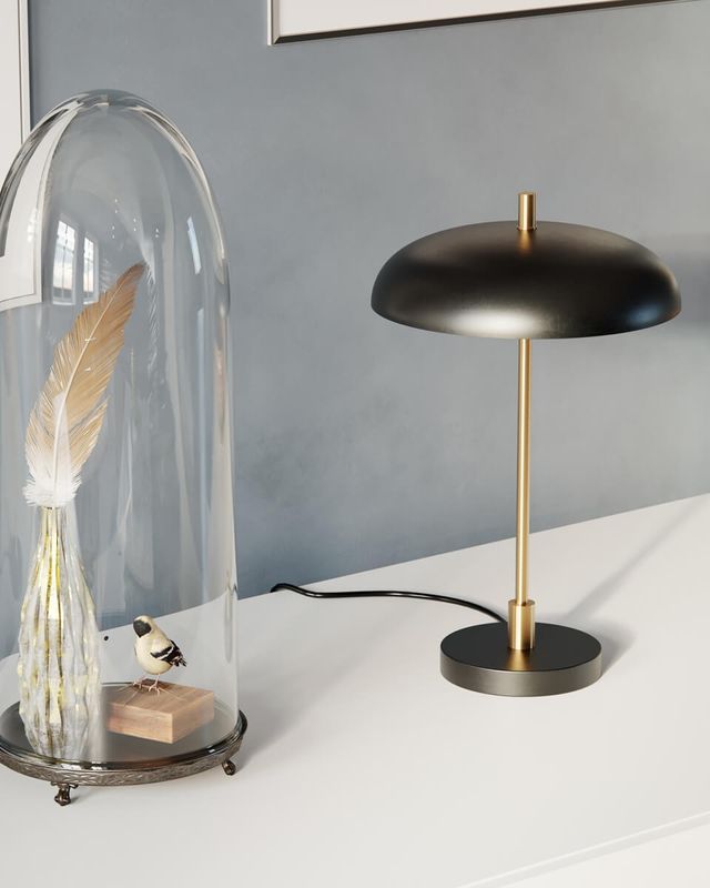 By Rydéns Shelby bordslampa svart matt 45 cm