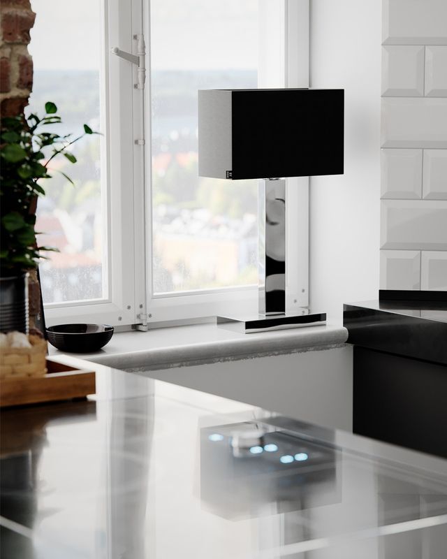 By Rydéns Prime bordslampa H47 cm krom