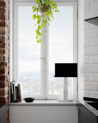By Rydéns Prime bordslampa H47 cm krom