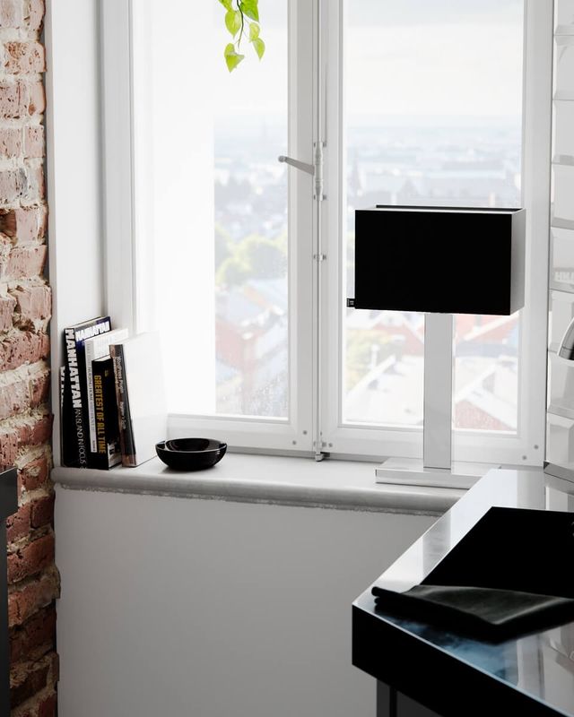 By Rydéns Prime bordslampa H47 cm krom