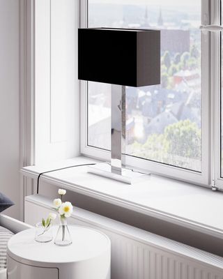 By Rydéns Prime bordslampa H69 cm krom