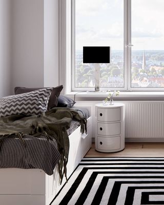By Rydéns Prime bordslampa H69 cm krom