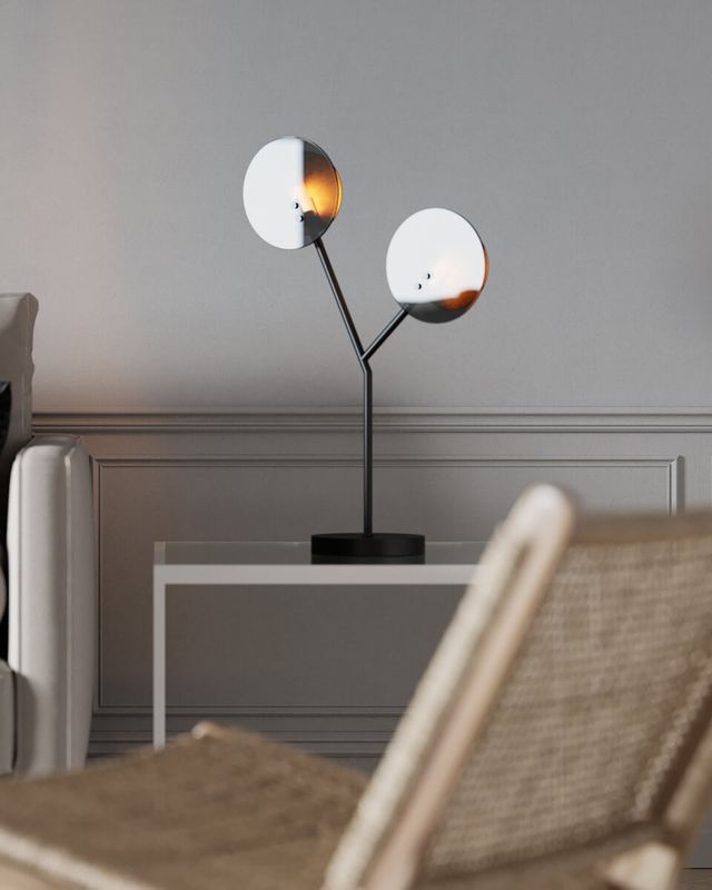 By Rydéns Turno bordslampa svart matt