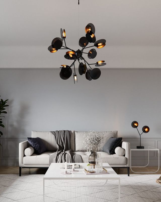 By Rydéns Turno bordslampa svart matt