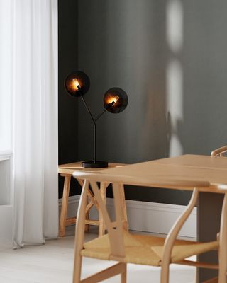 By Rydéns Turno bordslampa svart matt