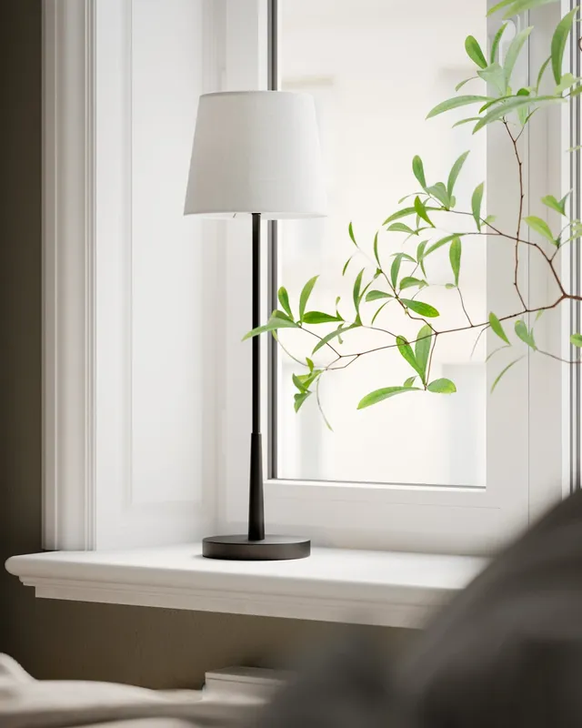 By Rydéns Lumi bordslampa H68.5 cm svart matt