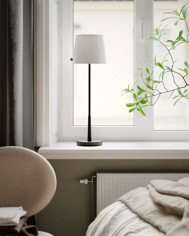 By Rydéns Lumi bordslampa H68.5 cm svart matt