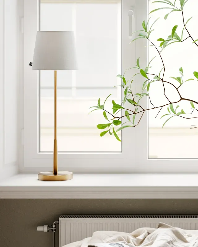 By Rydéns Lumi bordslampa H68.5 cm guld