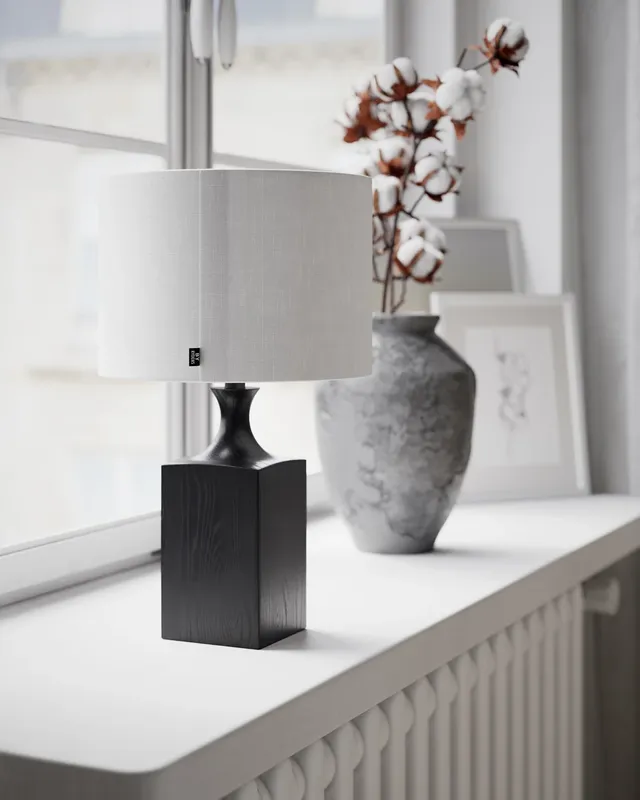 By Rydéns Woody bordslampa H41 cm vit