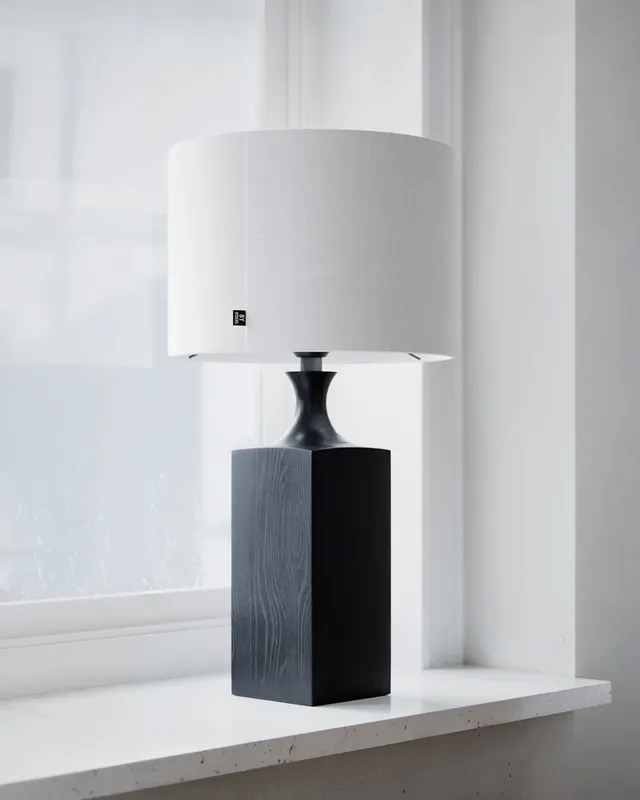 By Rydéns Woody bordslampa H56 cm vit
