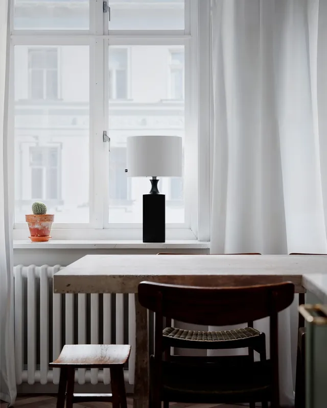 By Rydéns Woody bordslampa H56 cm vit