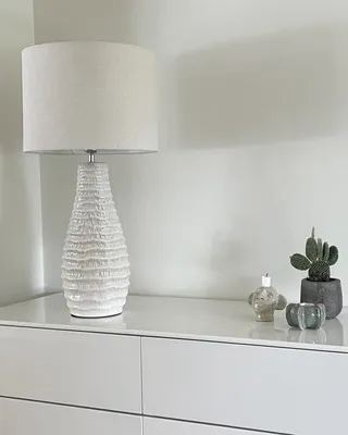 By Rydéns Bartha bordslampa H74 cm creme