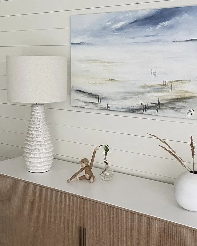By Rydéns Bartha bordslampa H74 cm creme