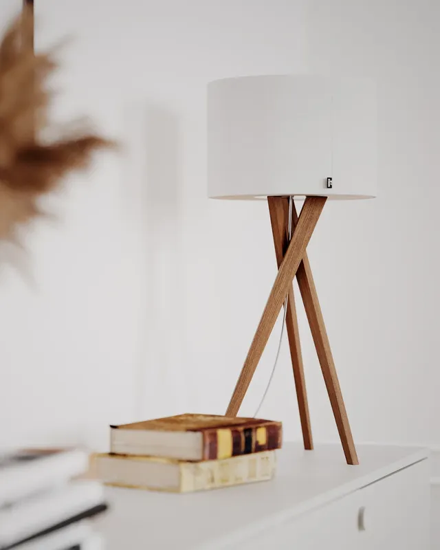 By Rydéns Vega bordslampa H55 cm ek vaxad