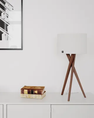 By Rydéns Vega bordslampa H55 cm valnöt