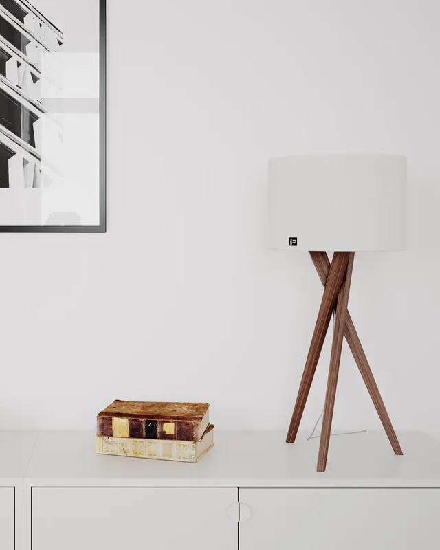 By Rydéns Vega bordslampa H55 cm valnöt