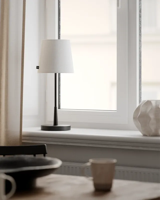 By Rydéns Lumi bordslampa H48.5 cm svart matt