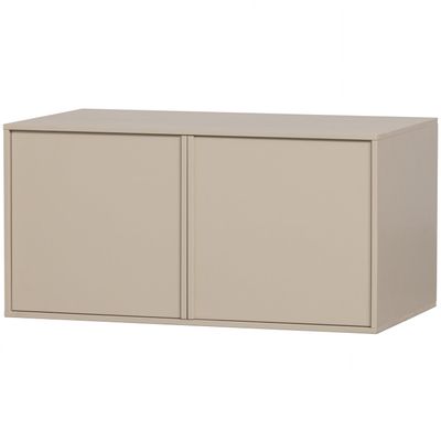 vtwonen Daily Closet Garderob Dubbel 50x100cm Furu Dakargrå